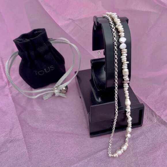 TOUS Gift Wrap Gift Packaging Jewelry Bag with Silver Bell - Picture 6 of 10